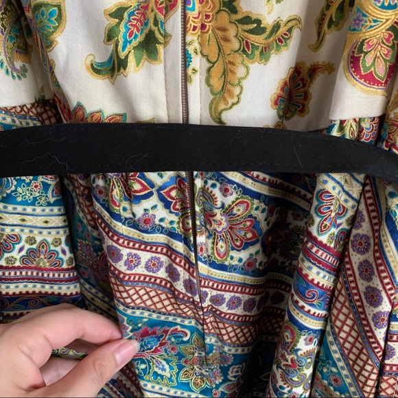 Retrolicious Mixed Pattern Dress - Picture 10 of 10